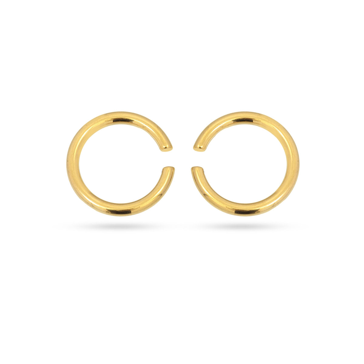 Pendientes Summer Essentials Small Ilussion Dorado Anartxy