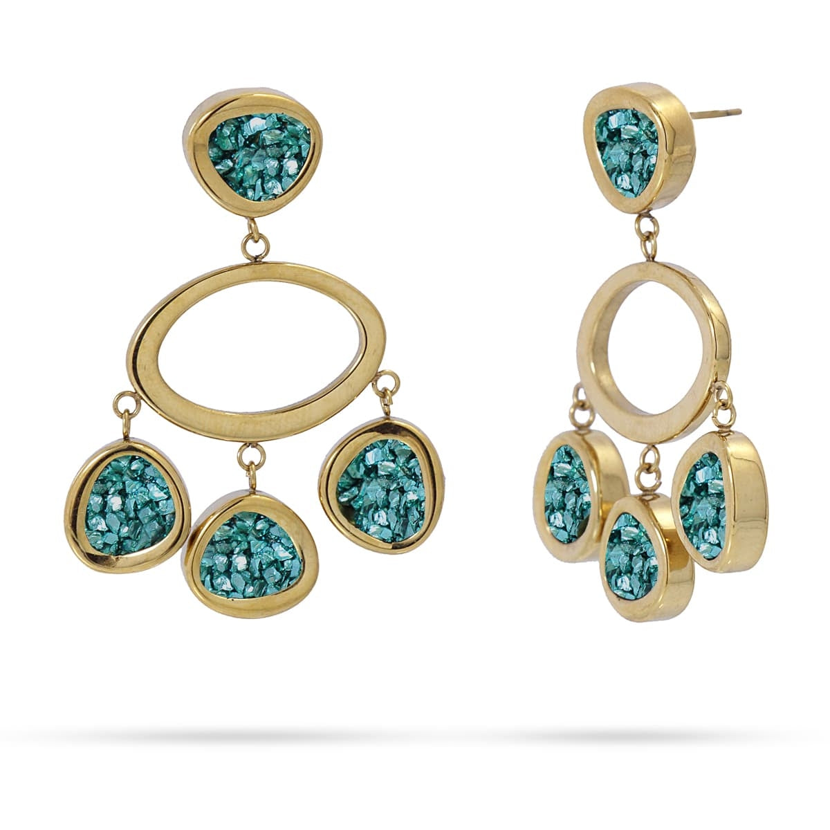 Pendientes Sendai Verde Anartxy