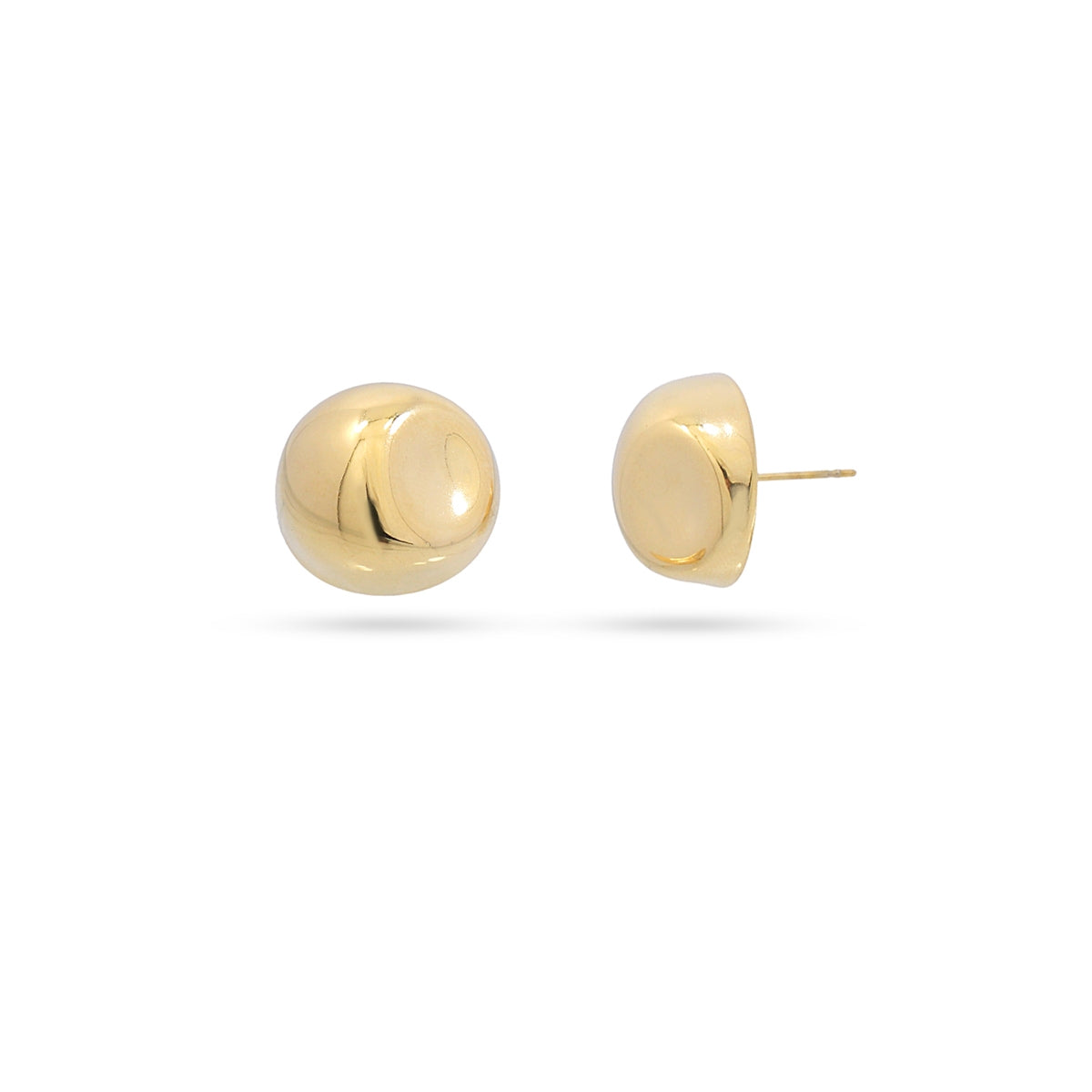 Pendientes Waves Pebble Dorado Anartxy