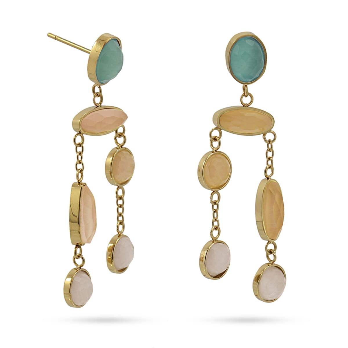 Pendientes Ixora Beige Anartxy