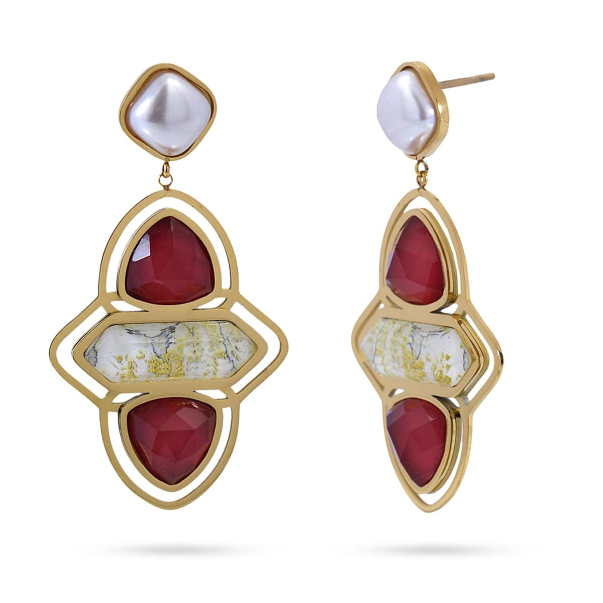 Pendientes Kalanoche Rojo Anartxy