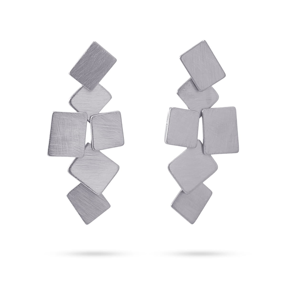 Pendientes Komi Plateado Anartxy