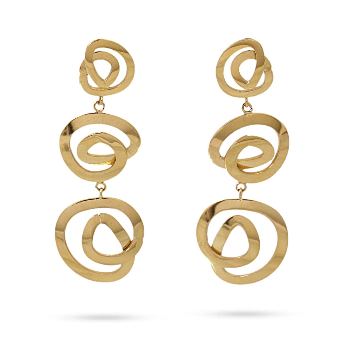 Pendientes largos Ponce Dorado Anartxy