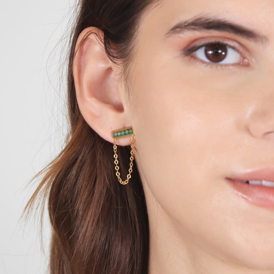 Pendientes Levity Blinky Turquesa Anartxy