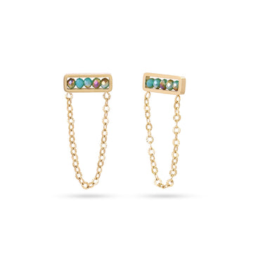 Pendientes Levity Blinky Turquesa Anartxy