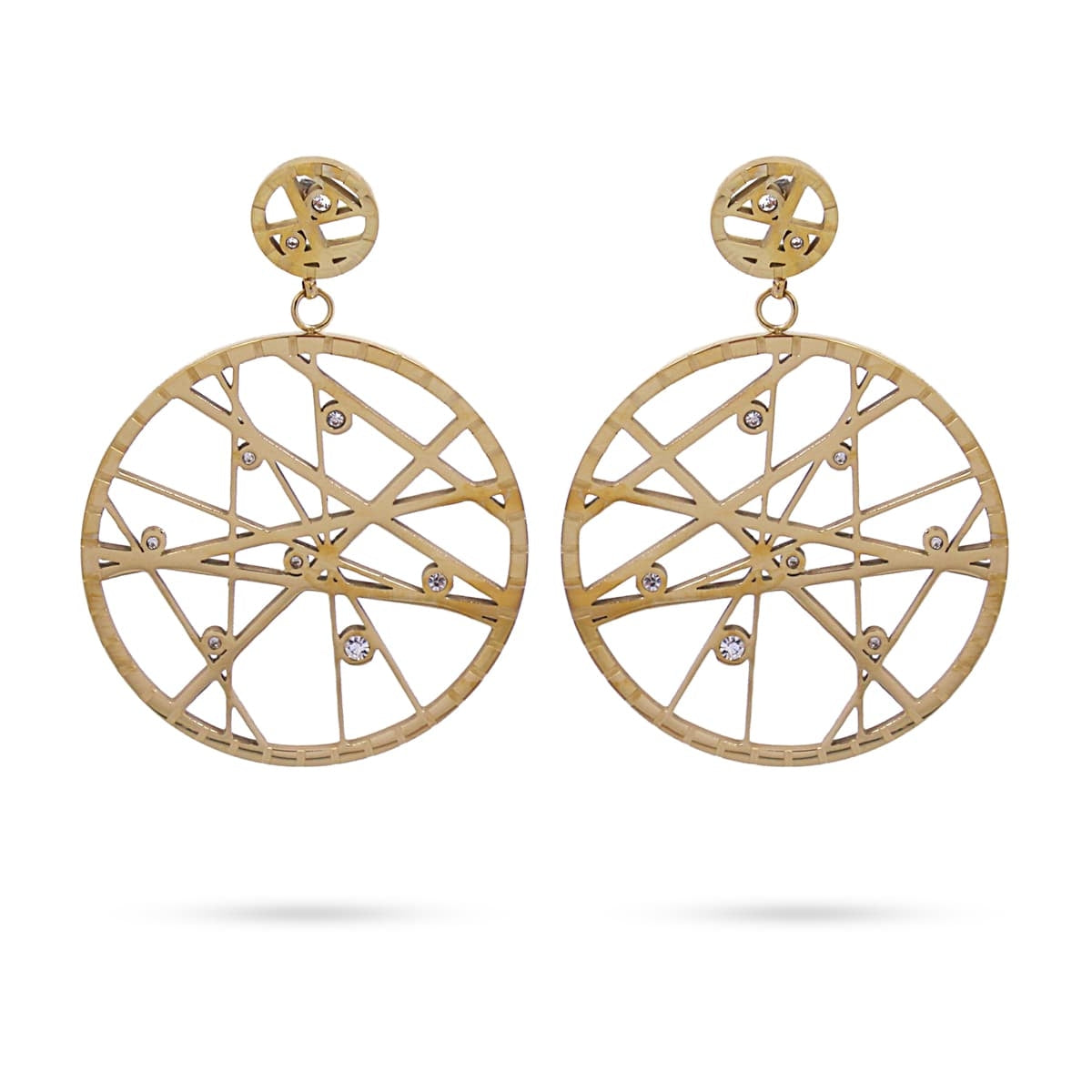 Pendientes Mercurio Dorado Anartxy