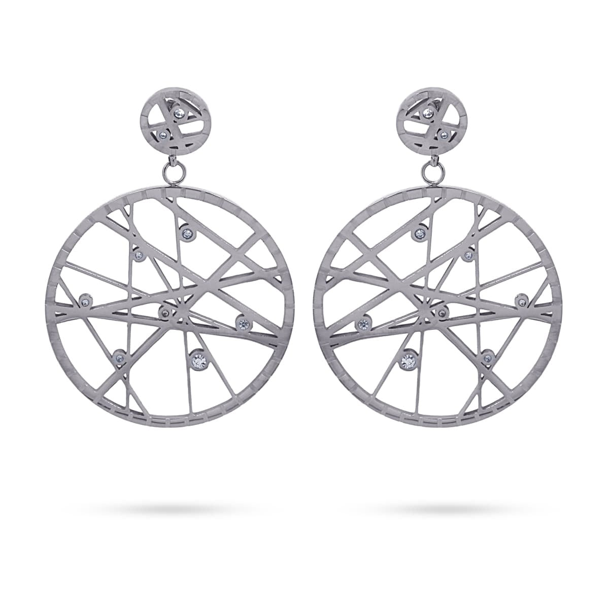 Pendientes Mercurio Plateado Anartxy