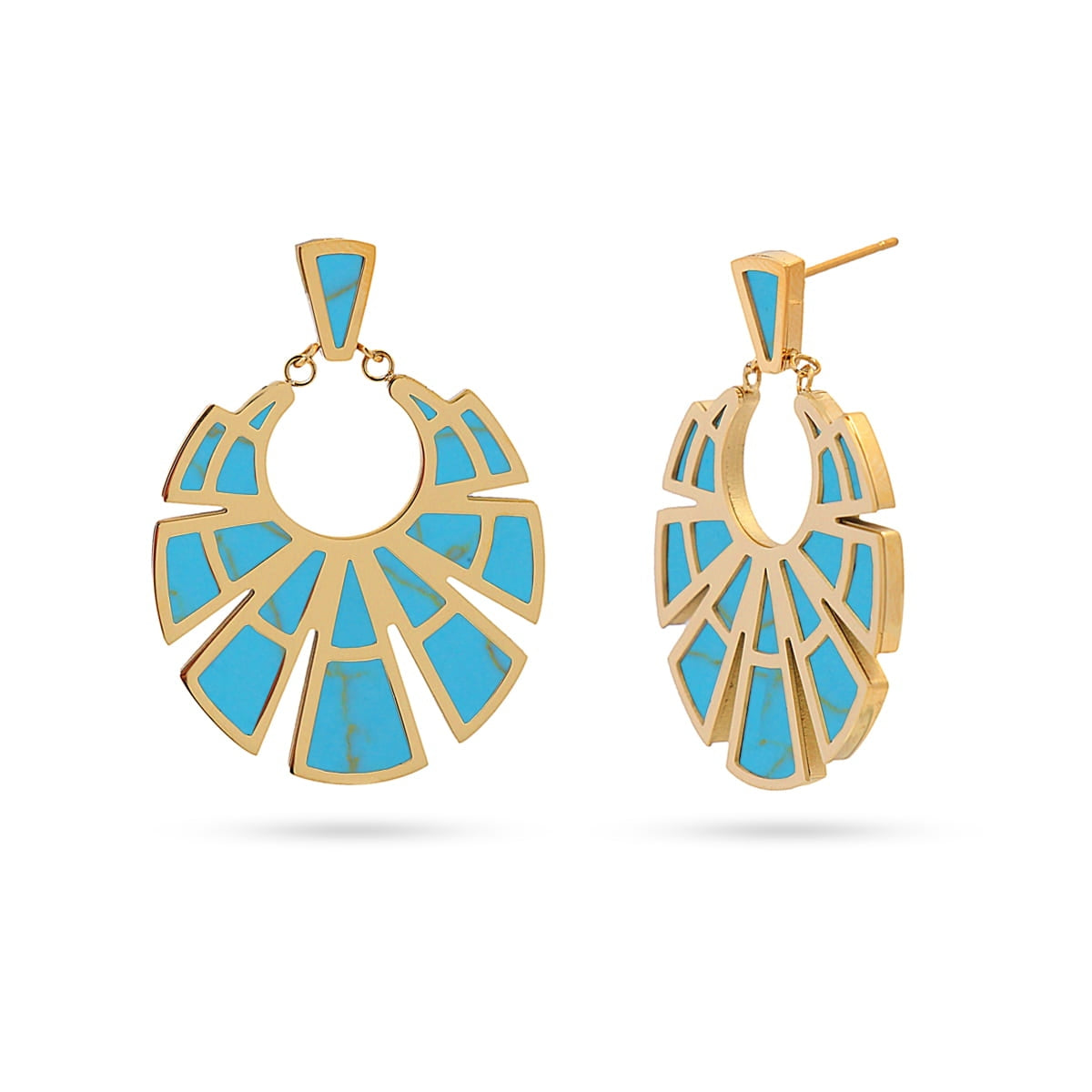 Pendientes Breeze Serene Turquesa Anartxy