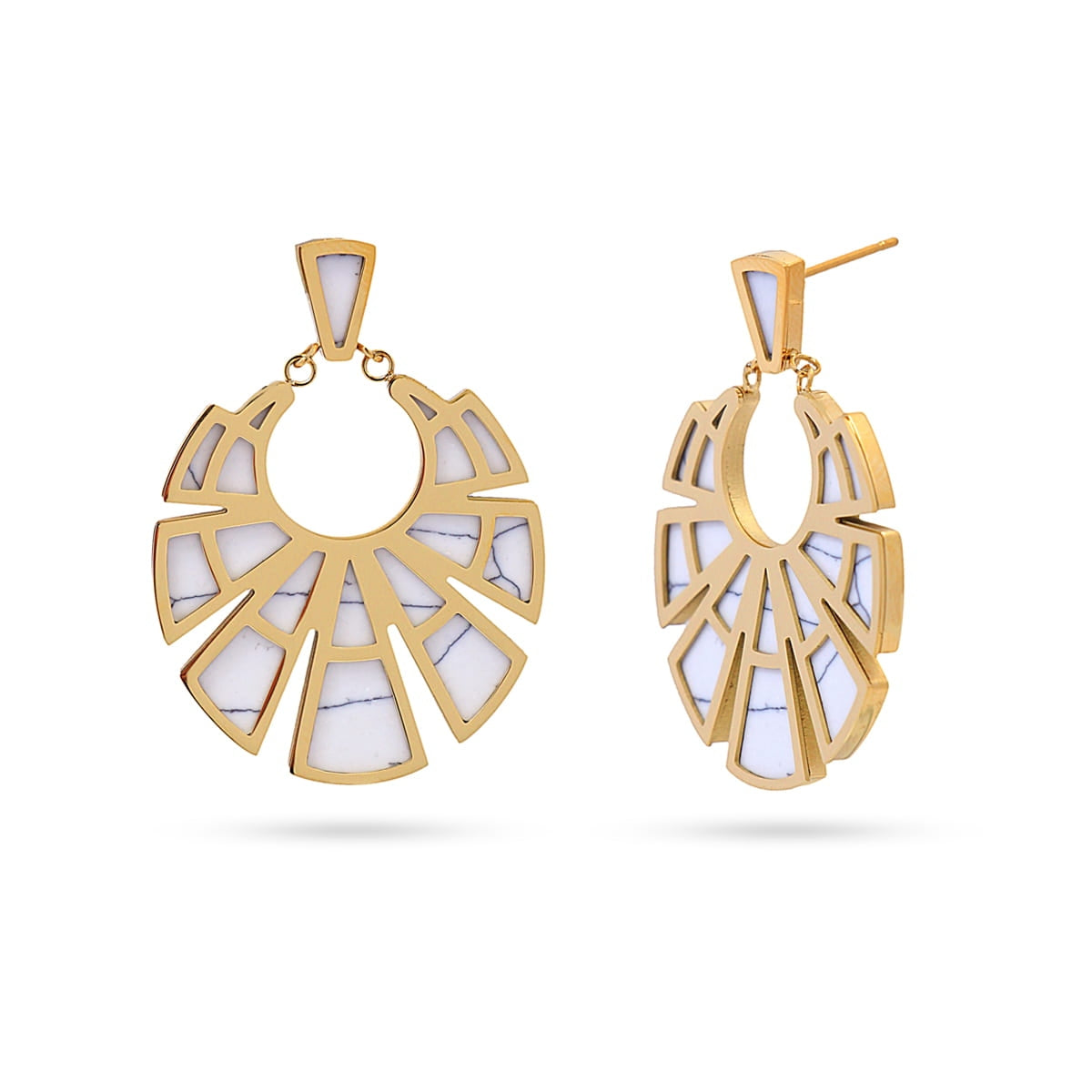 Pendientes Breeze Serene Blanco Anartxy