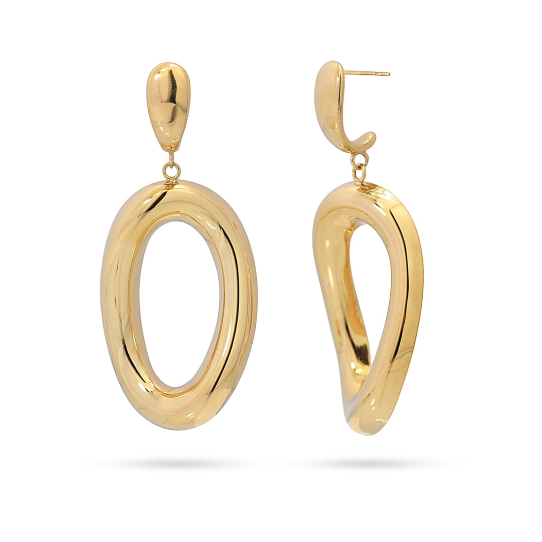 Pendientes Waves Current Dorado Anartxy