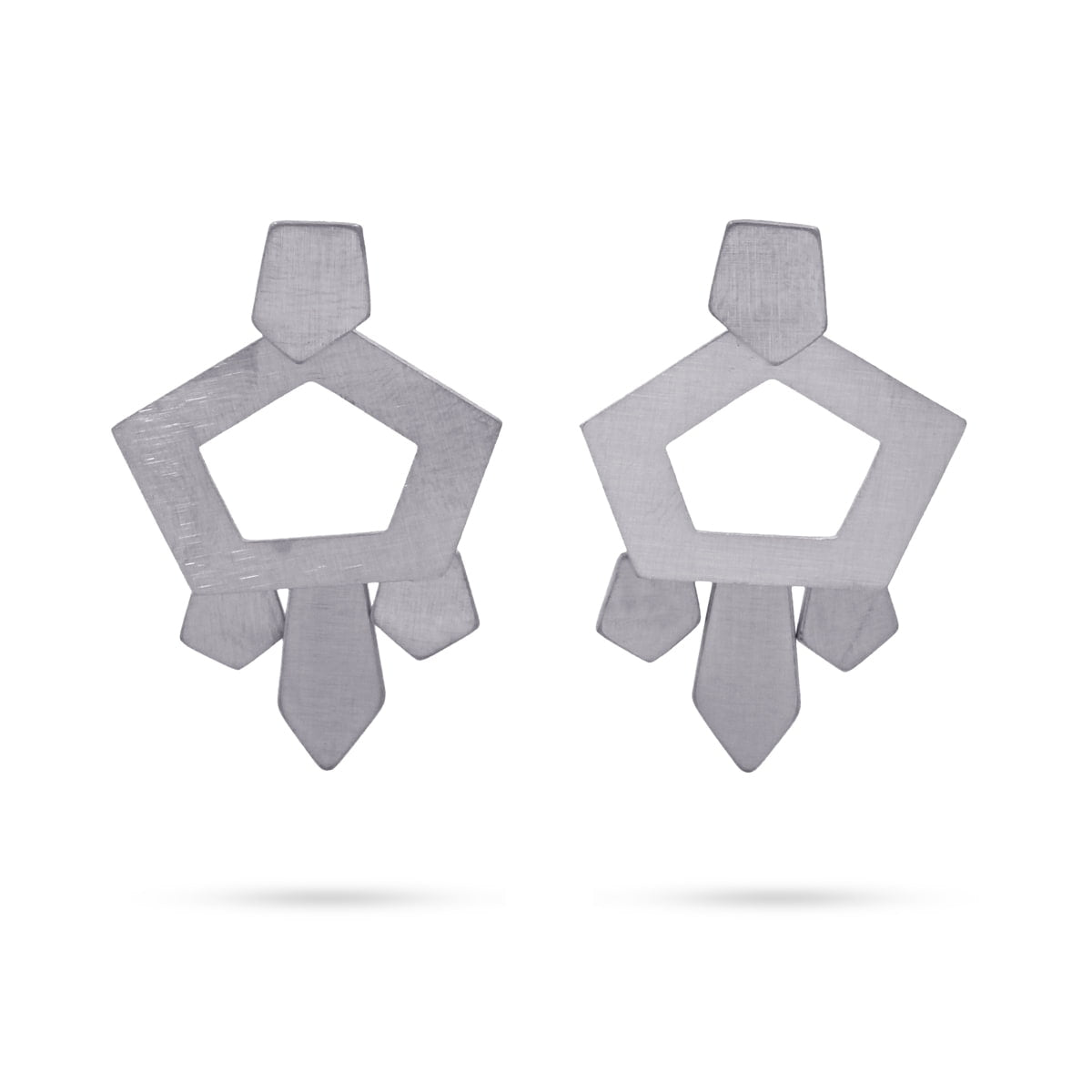 Pendientes Nuuk Plateado Anartxy