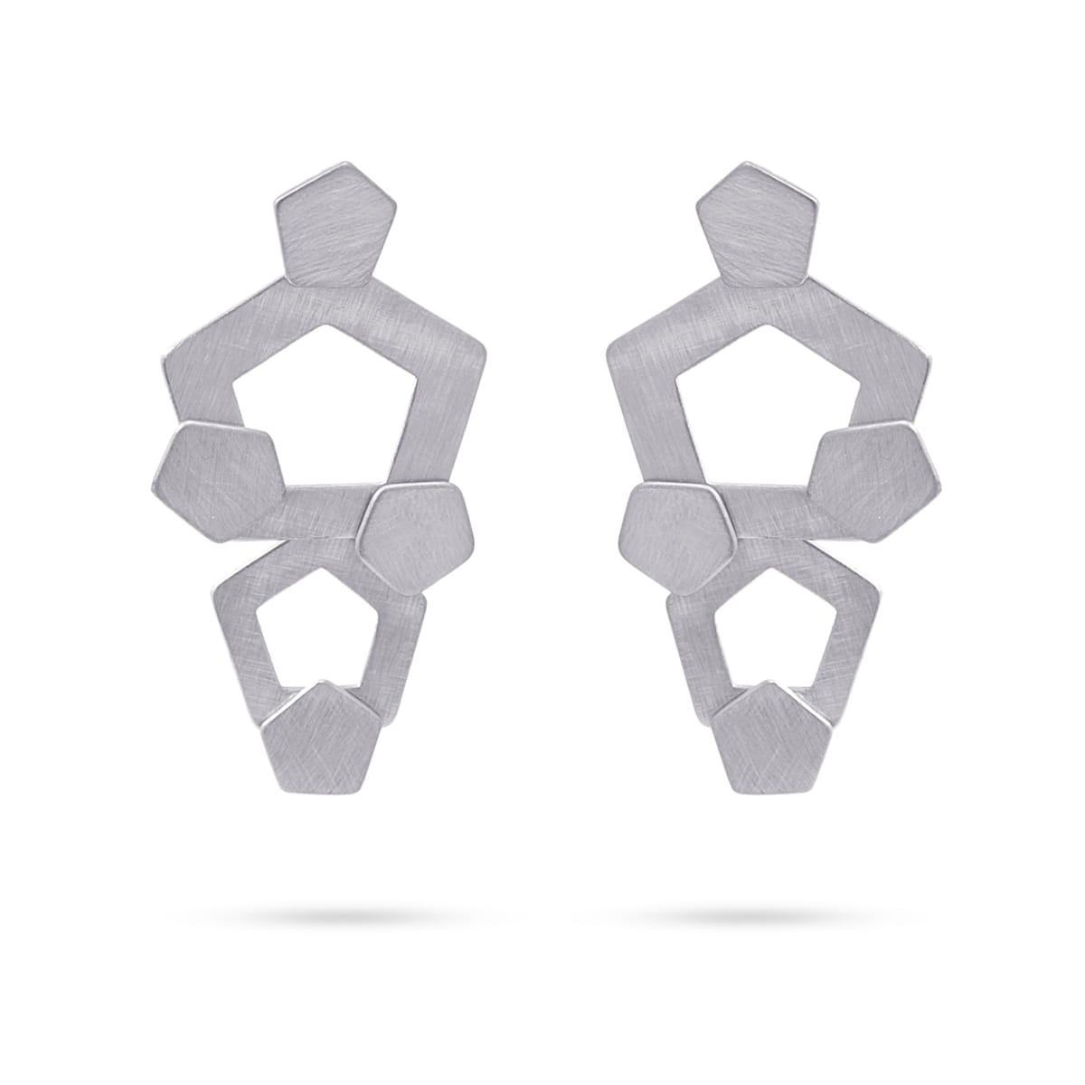 Pendientes Odense Plateado Anartxy