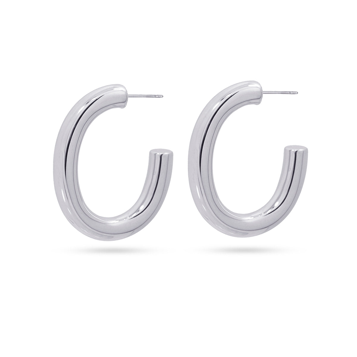 Pendientes Summer Essentials Hoop On Plateado Anartxy