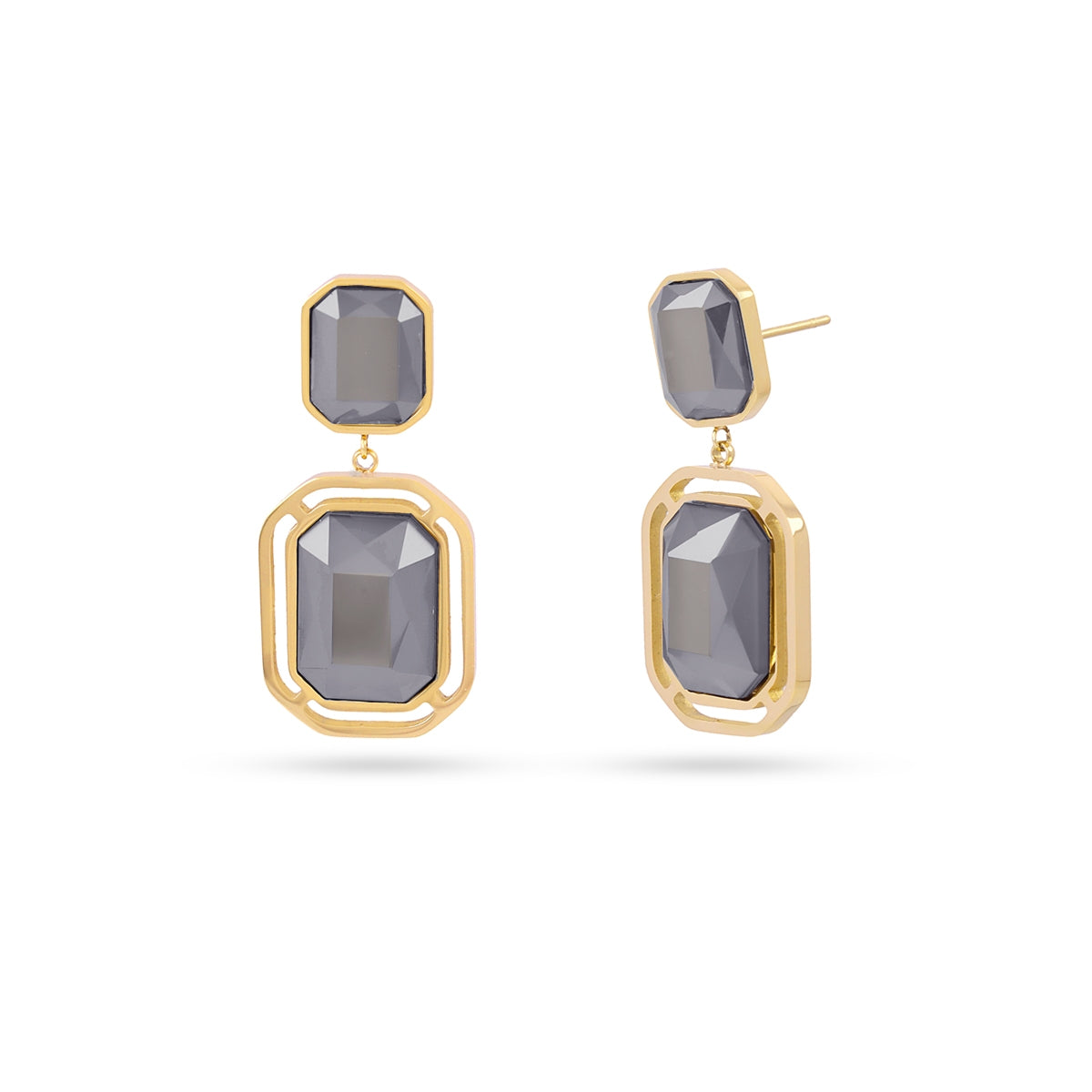 Pendientes Pixels Lunitha Gris Anartxy