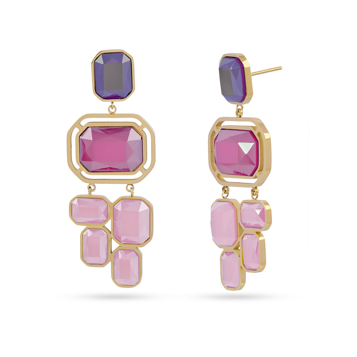 Pendientes Pixels Shadea Rosa Anartxy