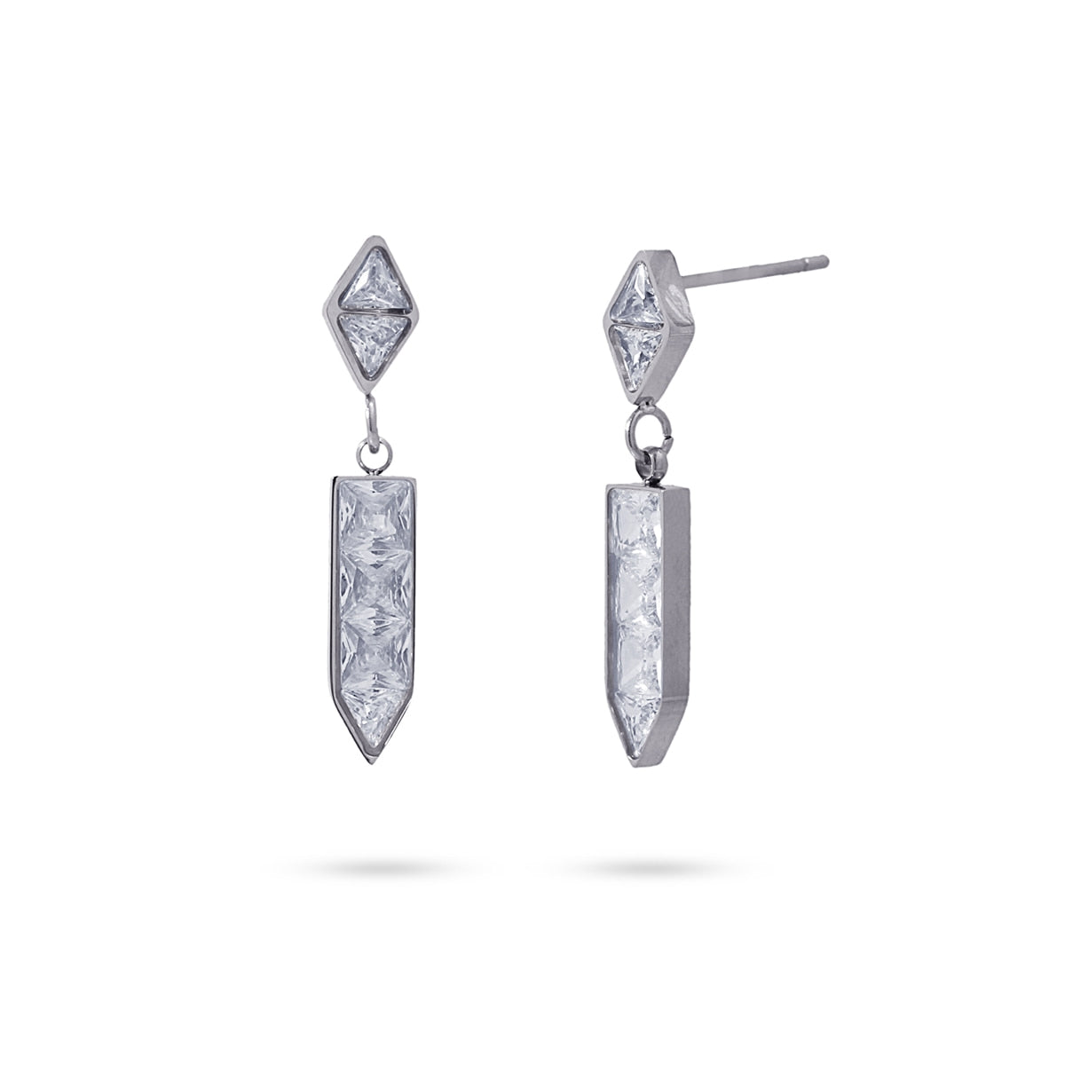 Pendientes Regulus Plateado Anartxy