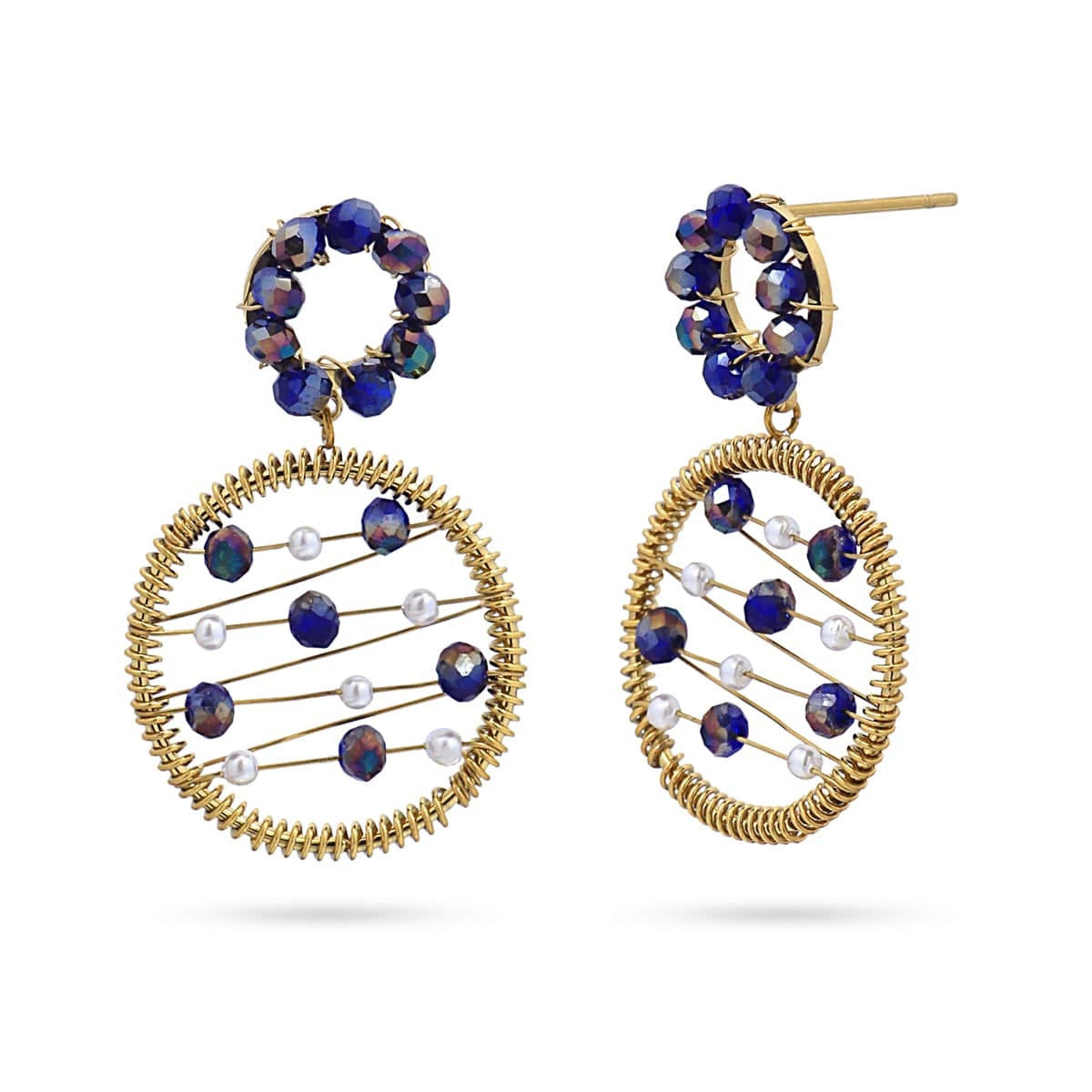 Pendientes Levity Aerial Azul Anartxy