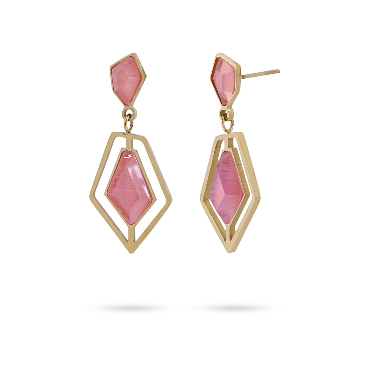 Pendientes Siempreviva Rosa Anartxy