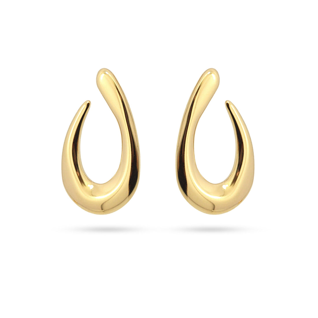 Pendientes Waves Big Nest Dorado Anartxy