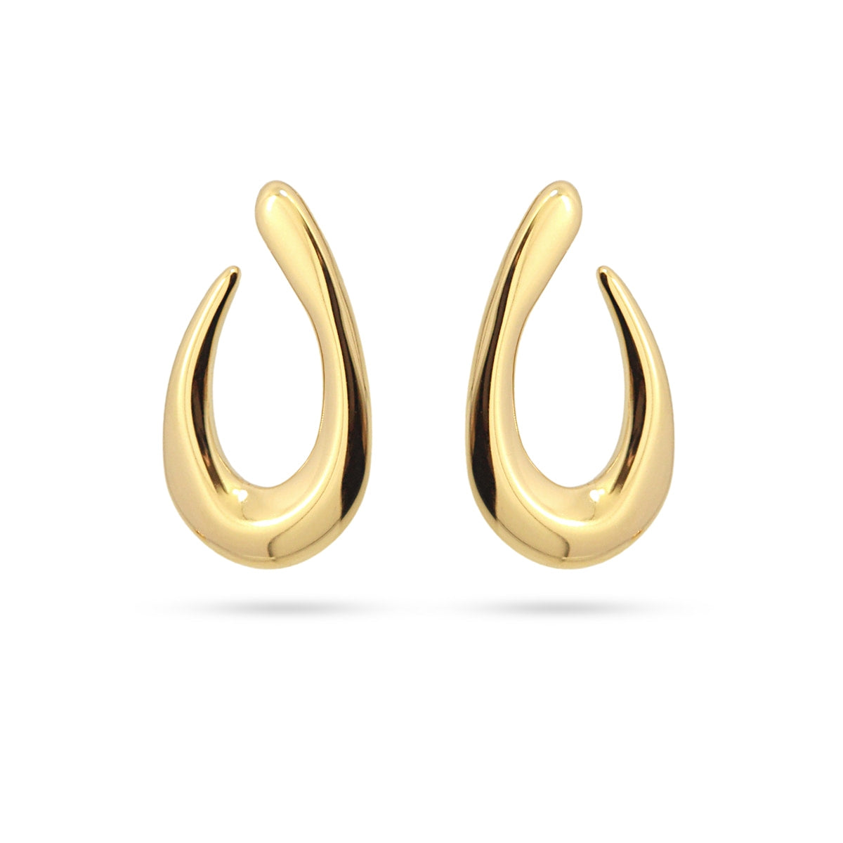 Pendientes Waves Big Nest Dorado Anartxy