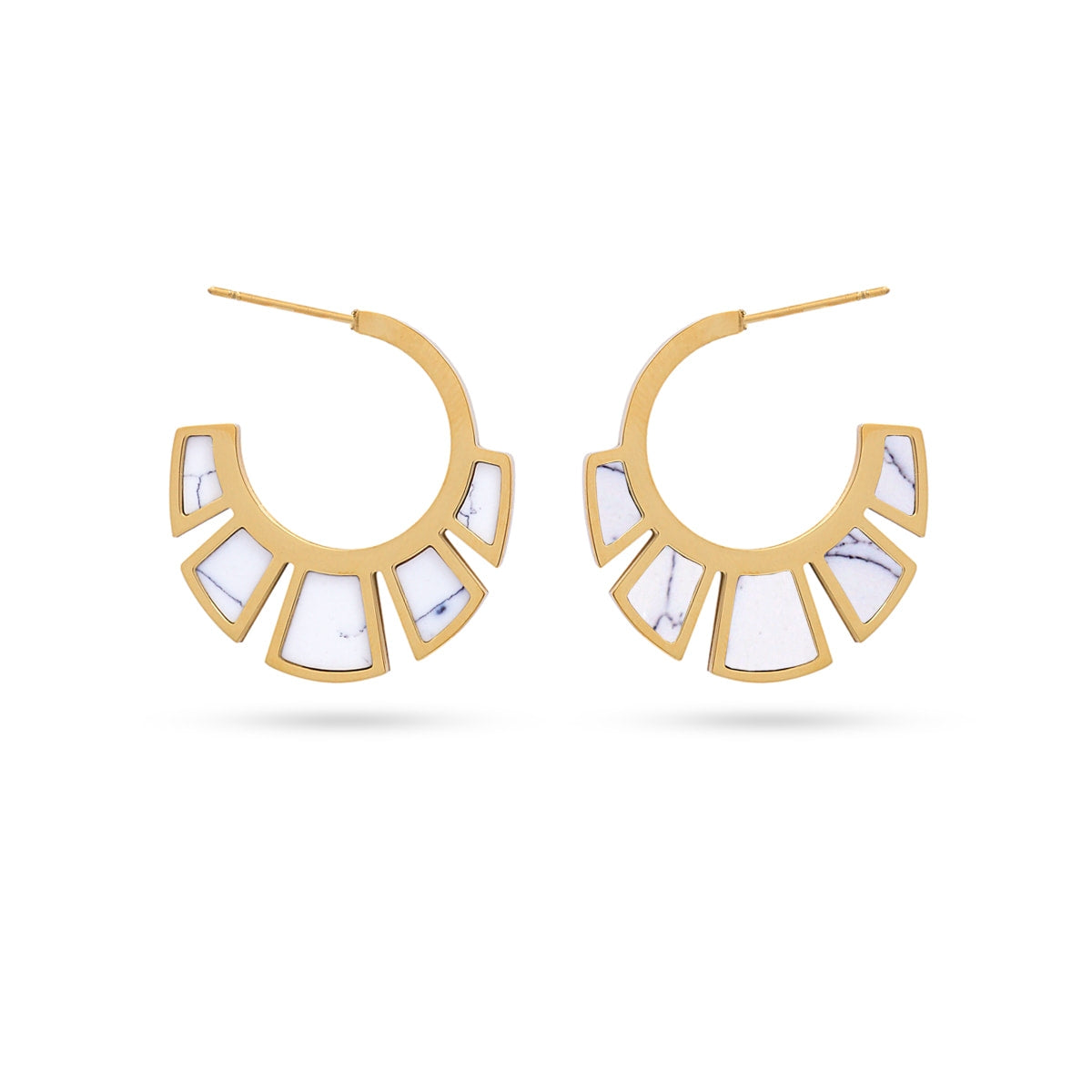 Pendientes Breeze Zephyra Blanco Anartxy