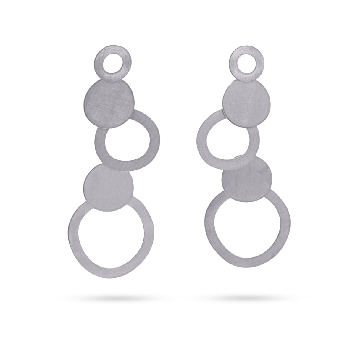 Pendientes Tirana Plateado Anartxy