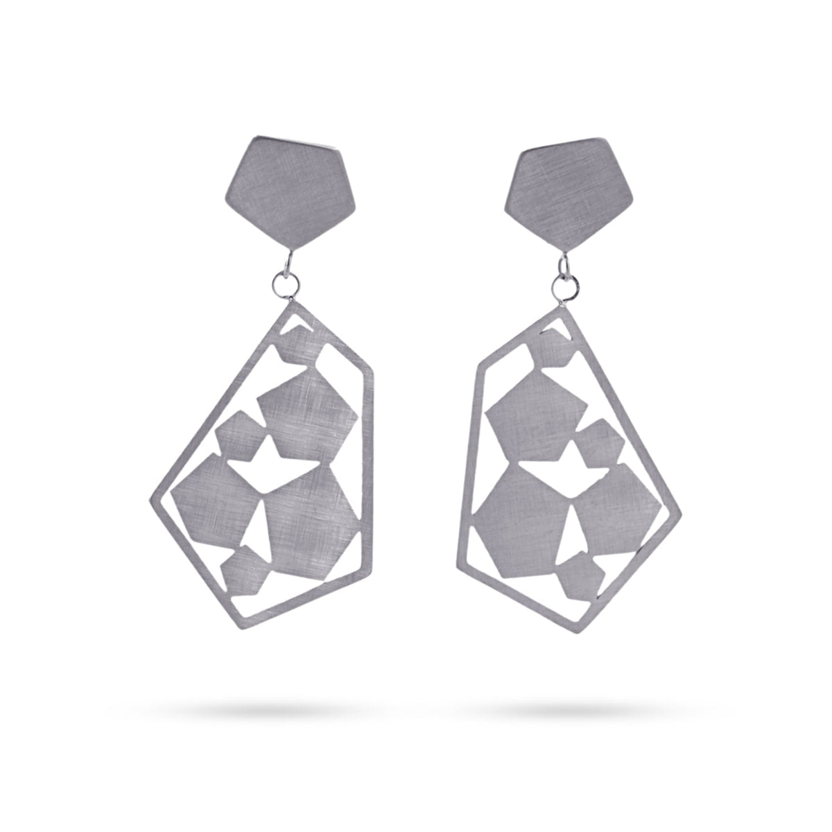 Pendientes Troms Plateado Anartxy