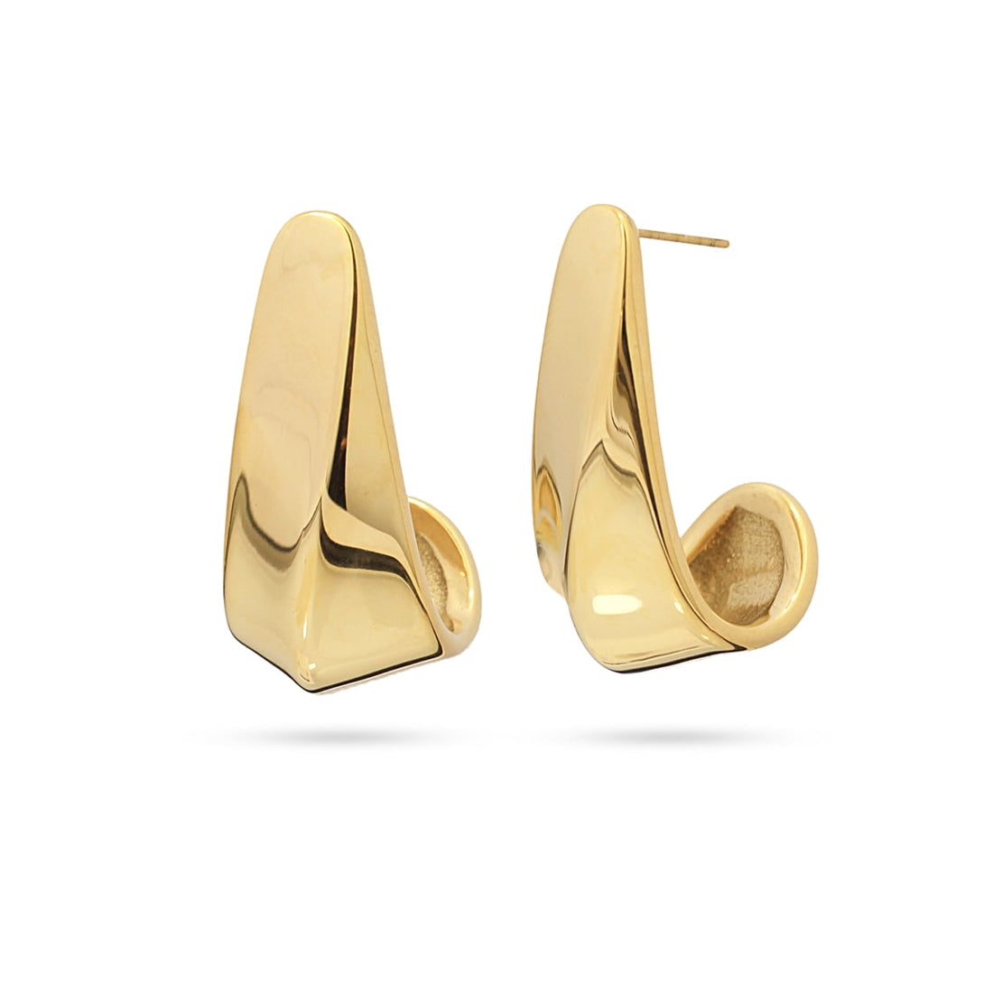 Pendientes Waves Long Crest Dorado Anartxy