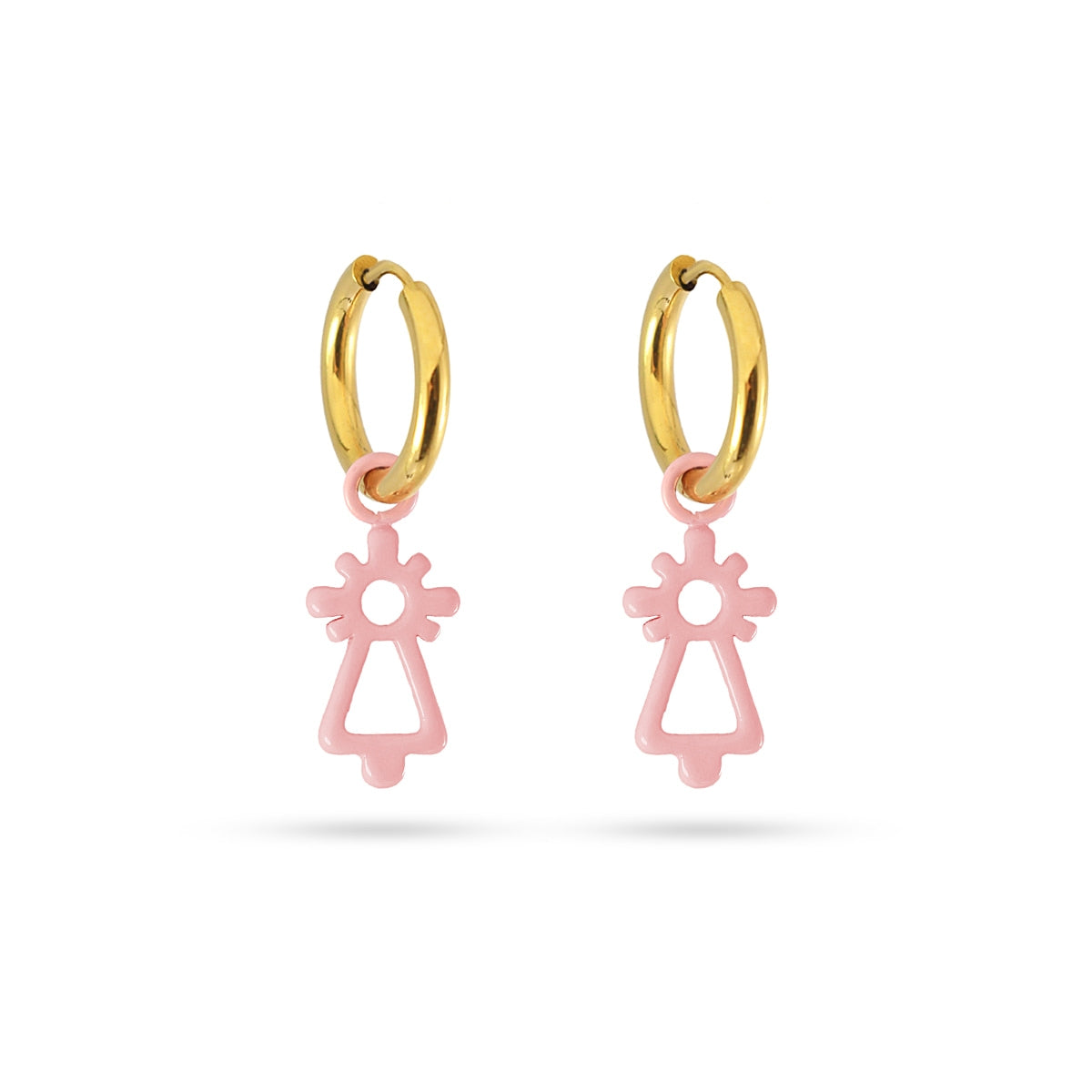 Pendientes Virgen del Pilar Rosa Anartxy