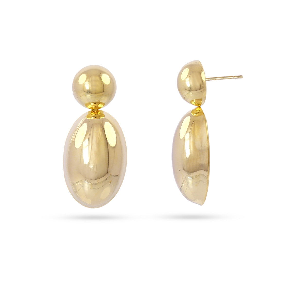 Pendientes Waves Essence Dorado Anartxy