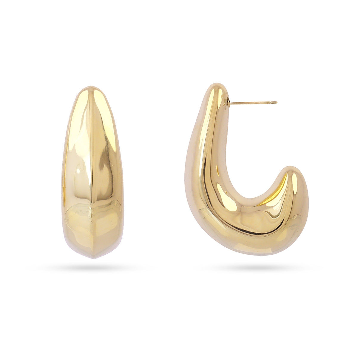 Pendientes Waves Prime Dorado Anartxy