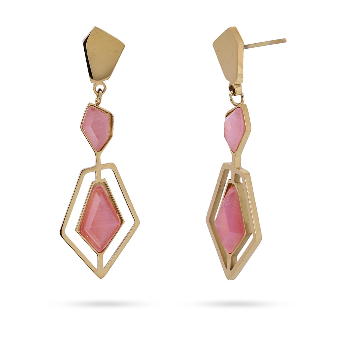 Pendientes Zantedeschia Rosa Anartxy