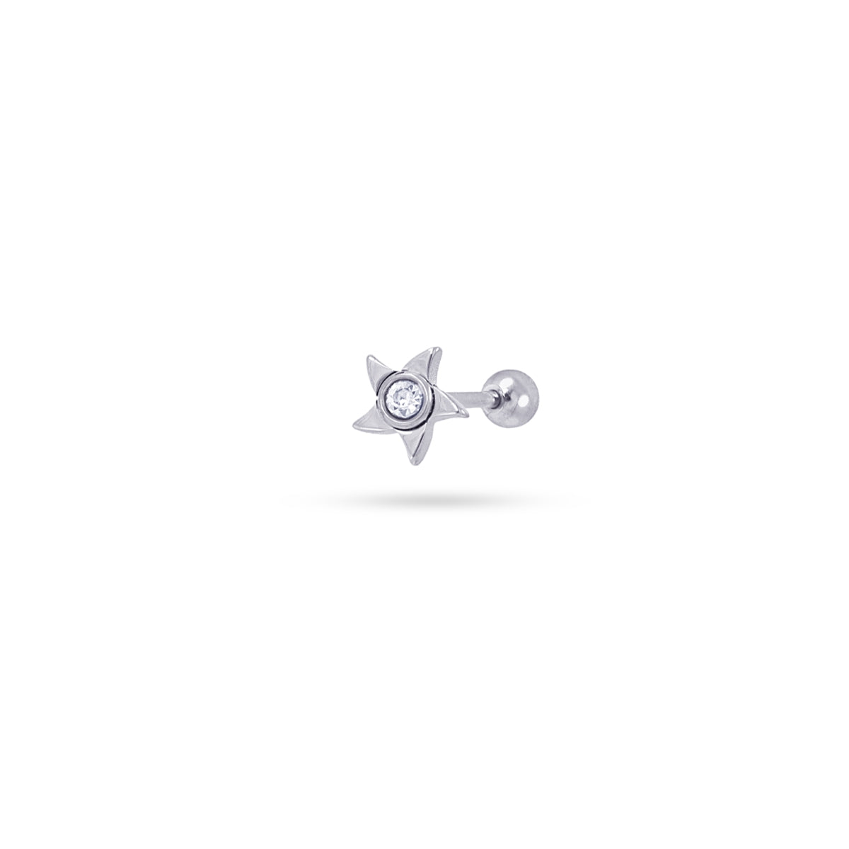 Piercing Stellar Plateado Anartxy