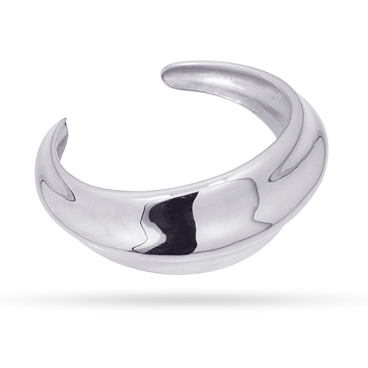 Pulsera Waves Crest Plateado Anartxy