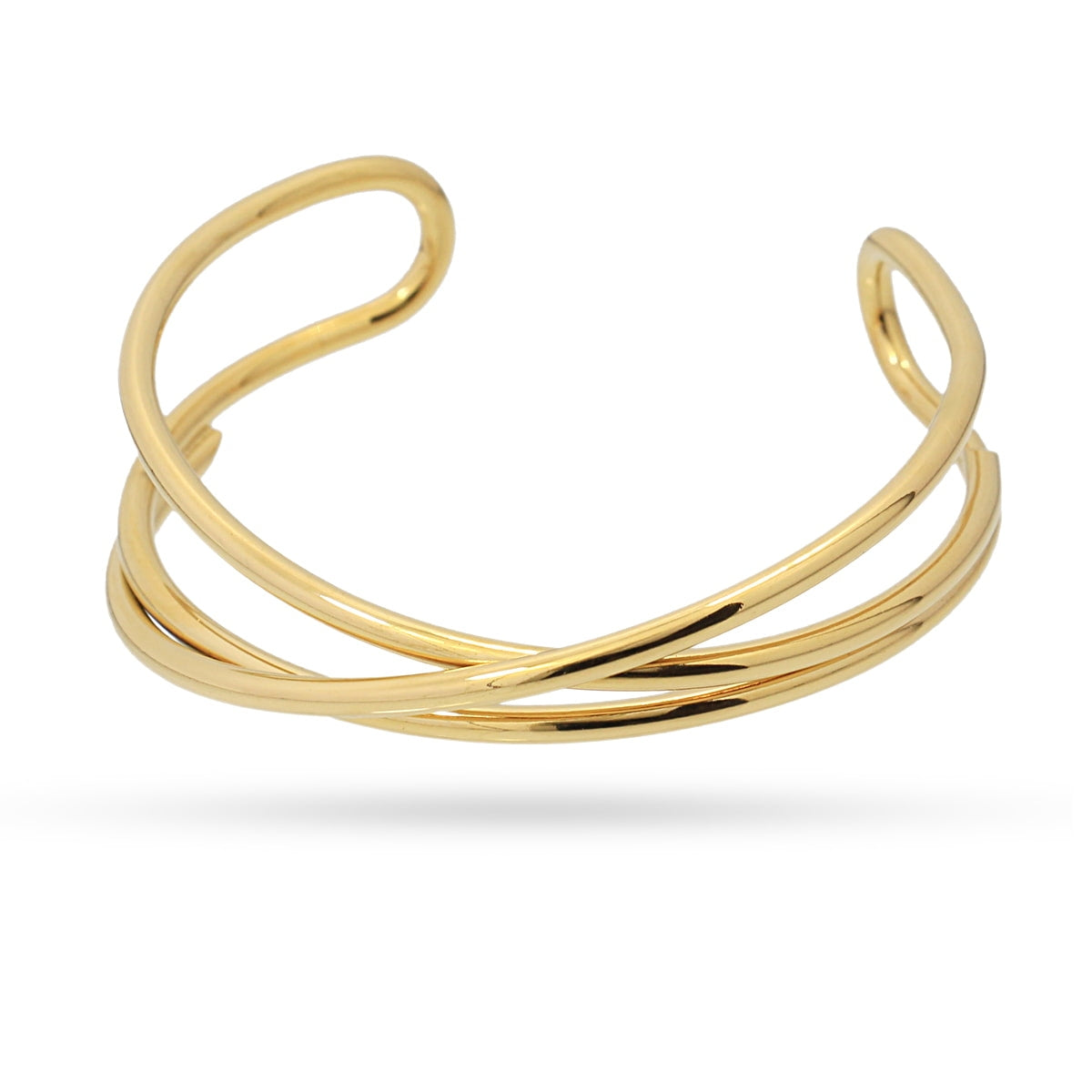 Pulsera Waves Twist Dorado Anartxy