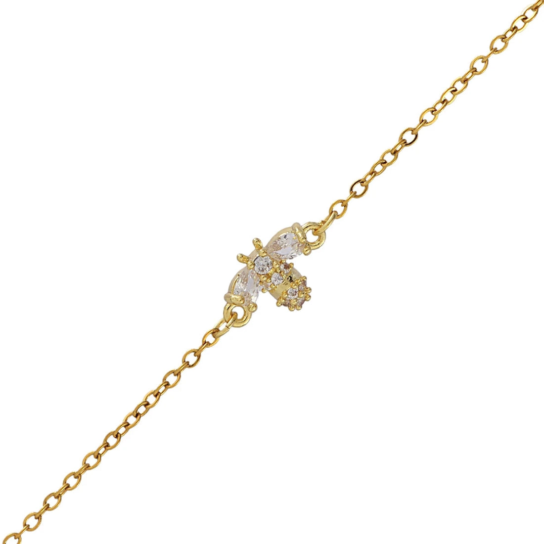 Pulsera Charming Bee Dorado Anartxy