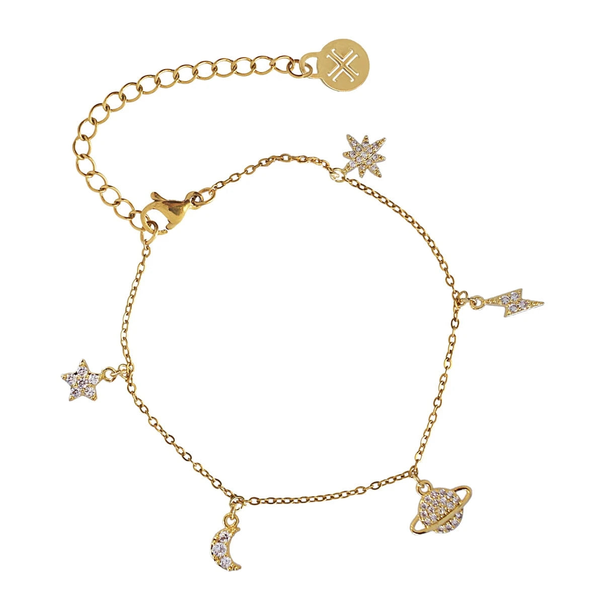 Pulsera Charming Universe Dorado Anartxy