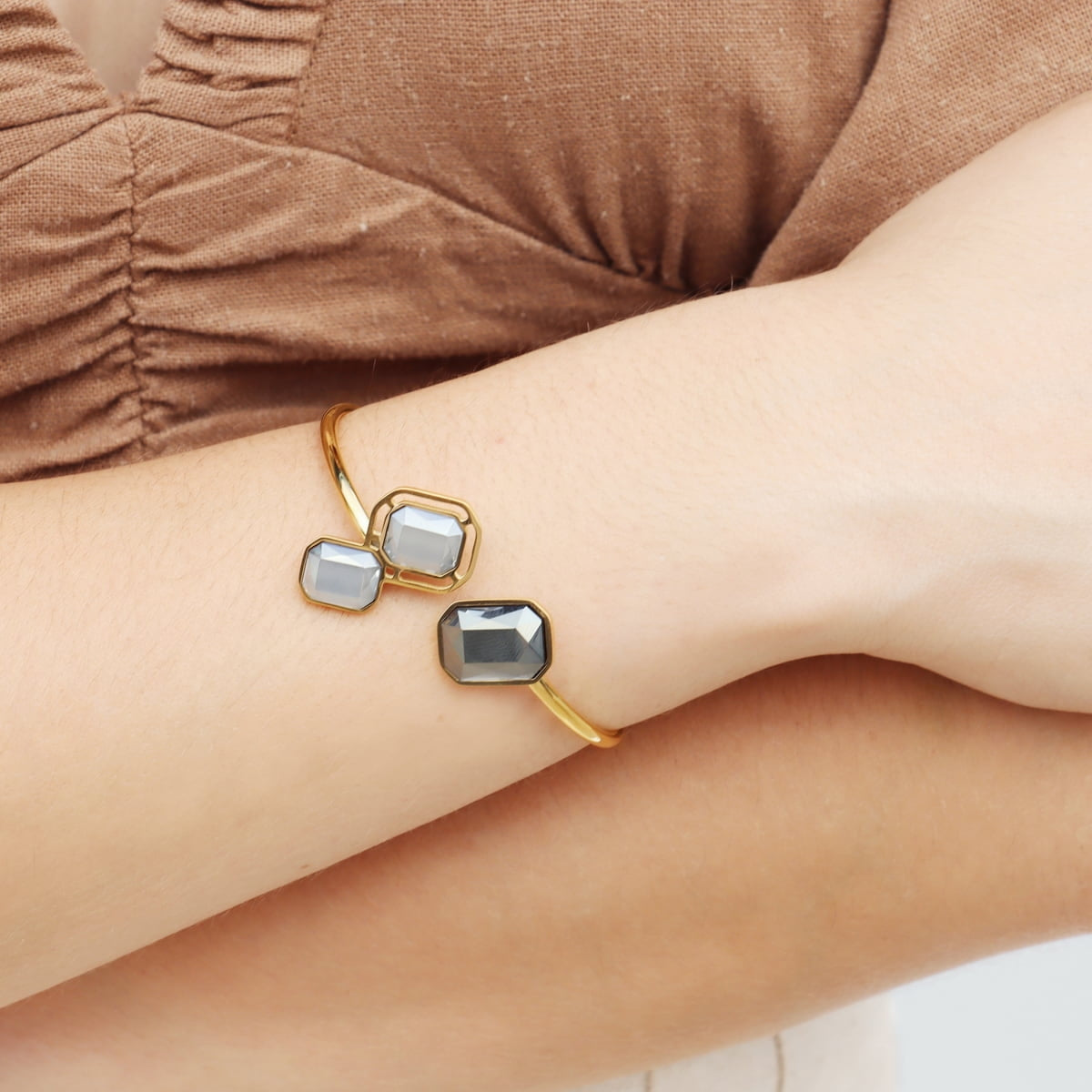 Pulsera Pixels Solesse Gris Anartxy