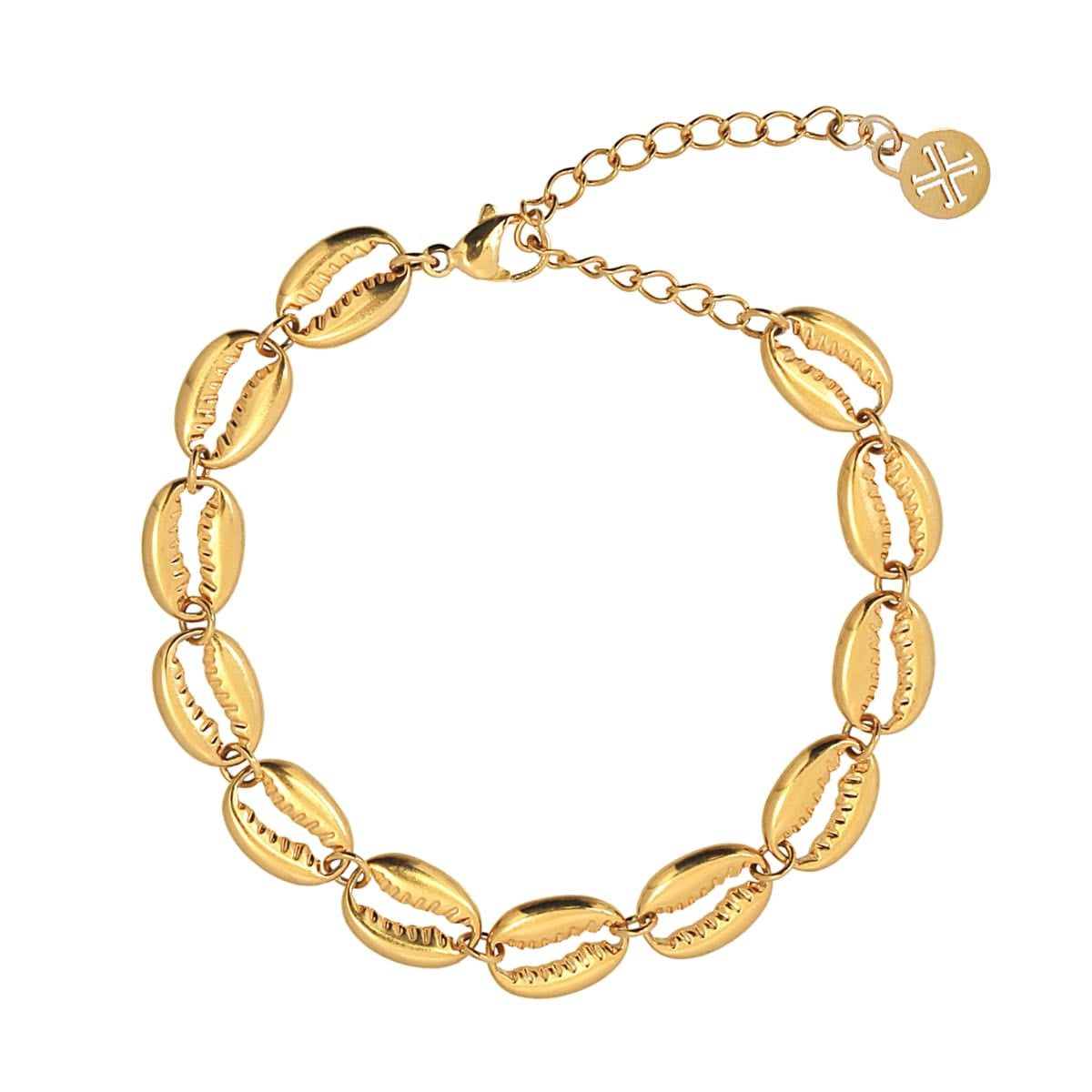 Pulsera Tide Shankha Dorado Anartxy