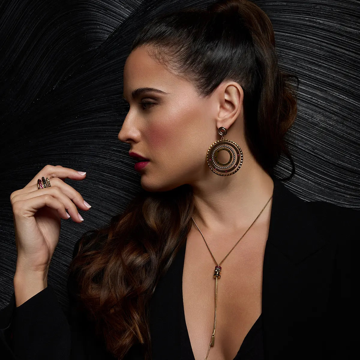 Pendientes Vandal Twine Combinado Anartxy