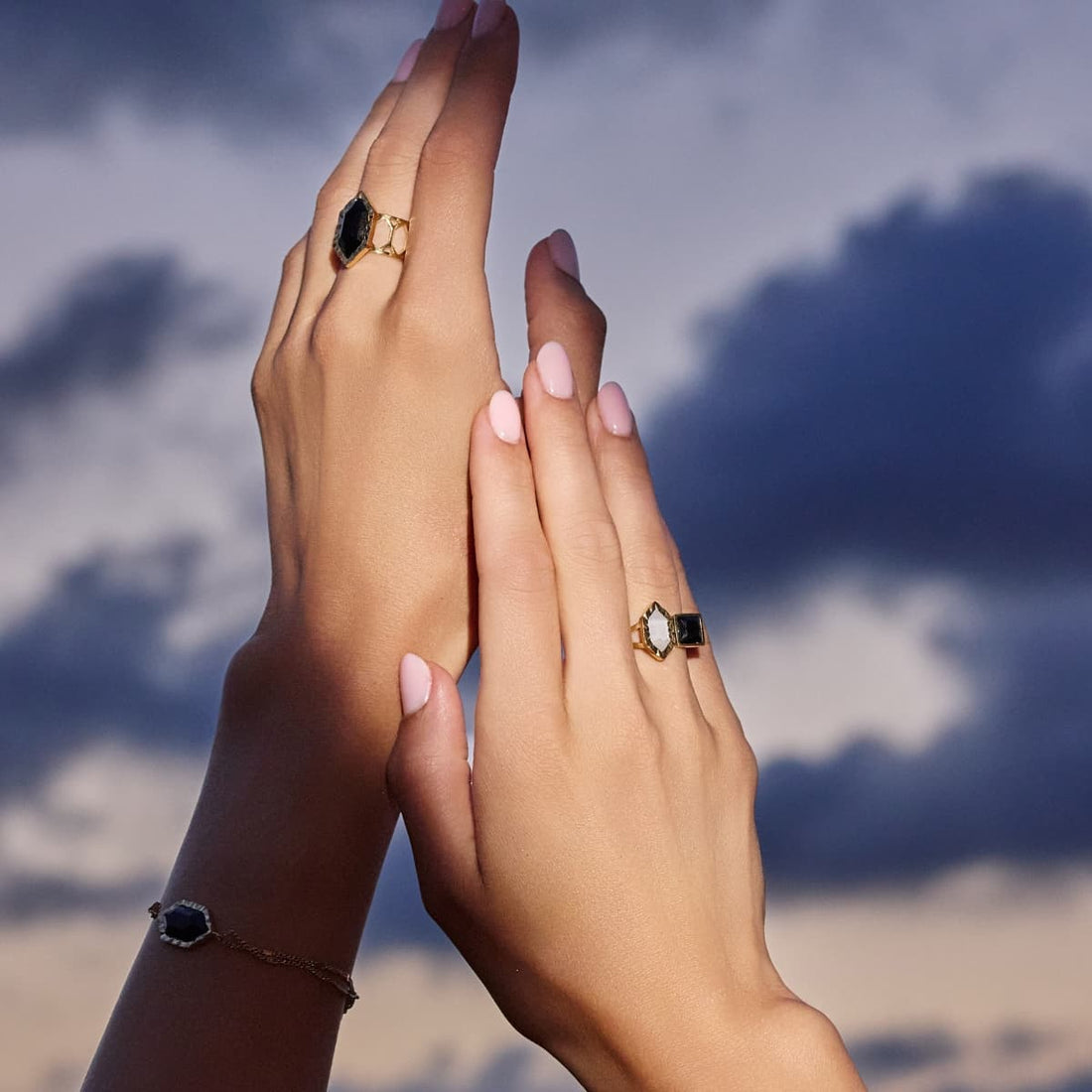 Anillo ajustable Gleam piedra Anartxy