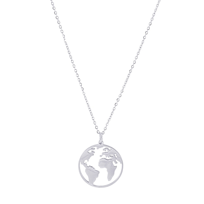 Collar Mundo Plateado Anartxy