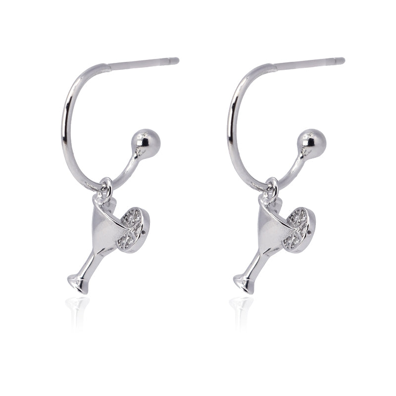 Aretes plata Cóctel Anartxy