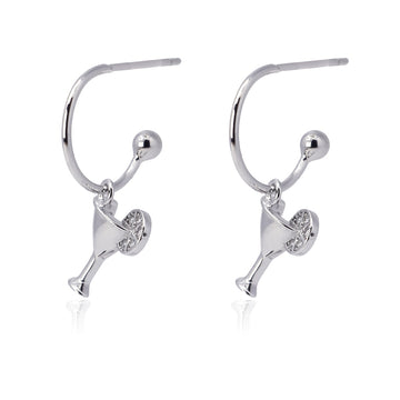 Aretes plata Cóctel Anartxy