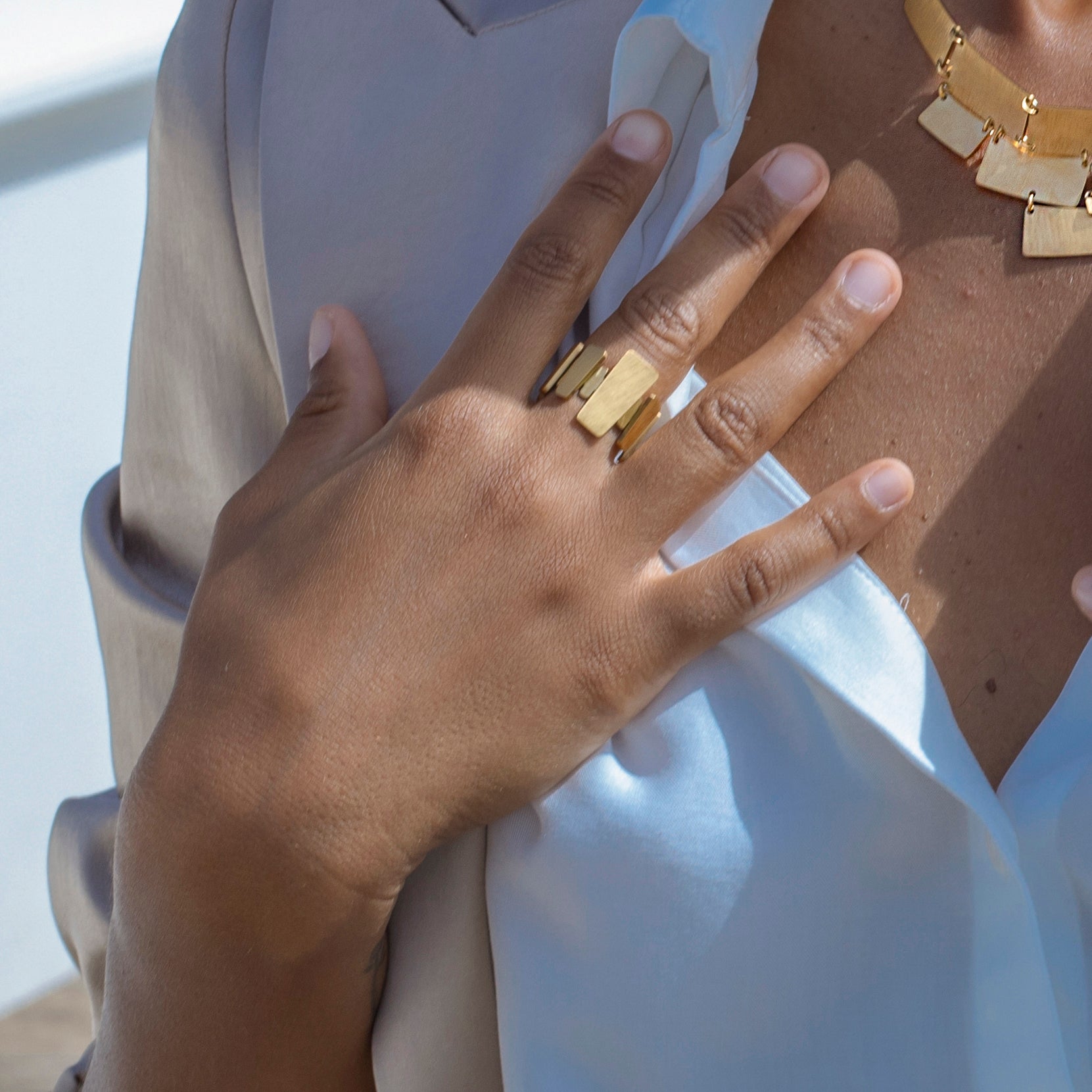 Anillo Venecia Dorado 14 7 Anartxy