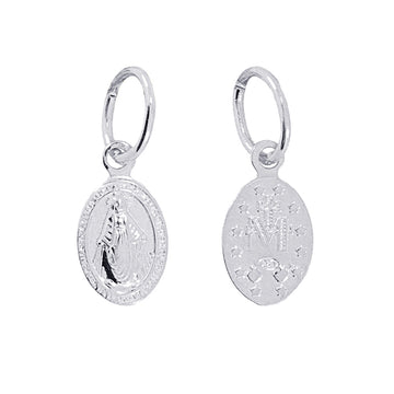 Medalla virgen COA448 Plateado Anartxy