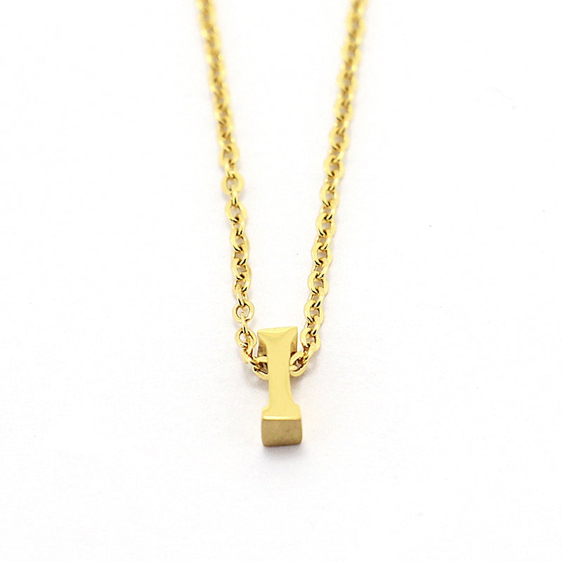 Collar Inicial Pequeña Dorado I Anartxy
