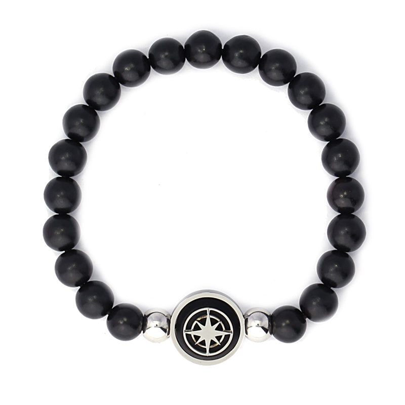 Pulsera bolas rosa de los vientos H195 - Anartxy