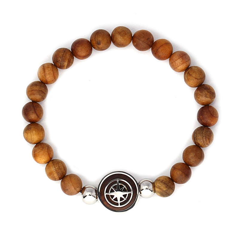 Pulsera bolas rosa de los vientos H195 - Anartxy