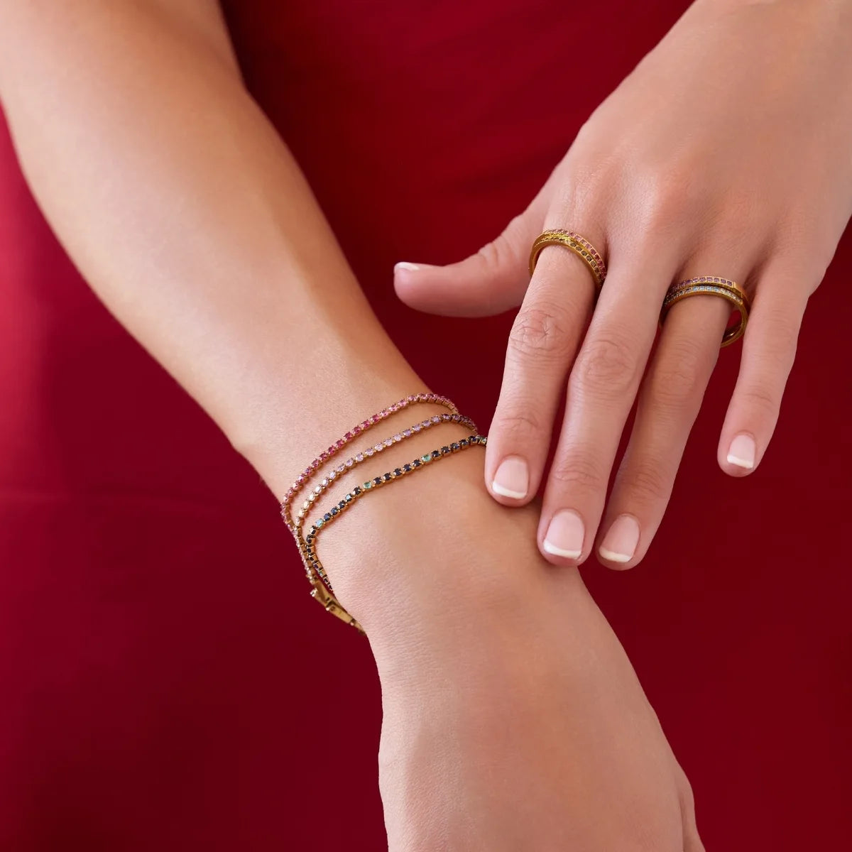 Pulsera Sparkle Radiance Rosa Anartxy